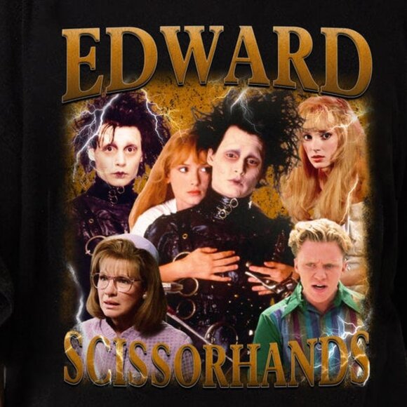 Edward Scissorhands Shirt, Tim Burton Film, Edward Scissorhands Fan Shirt 140 - Picture 2 of 5